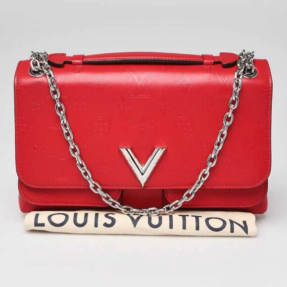 Louis Vuitton Rubis Monogram Leather Very Chain Bag - Picture 1 of 10